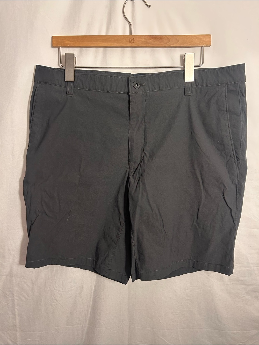 The North Face Men's Charcoal Flat-Front Shorts